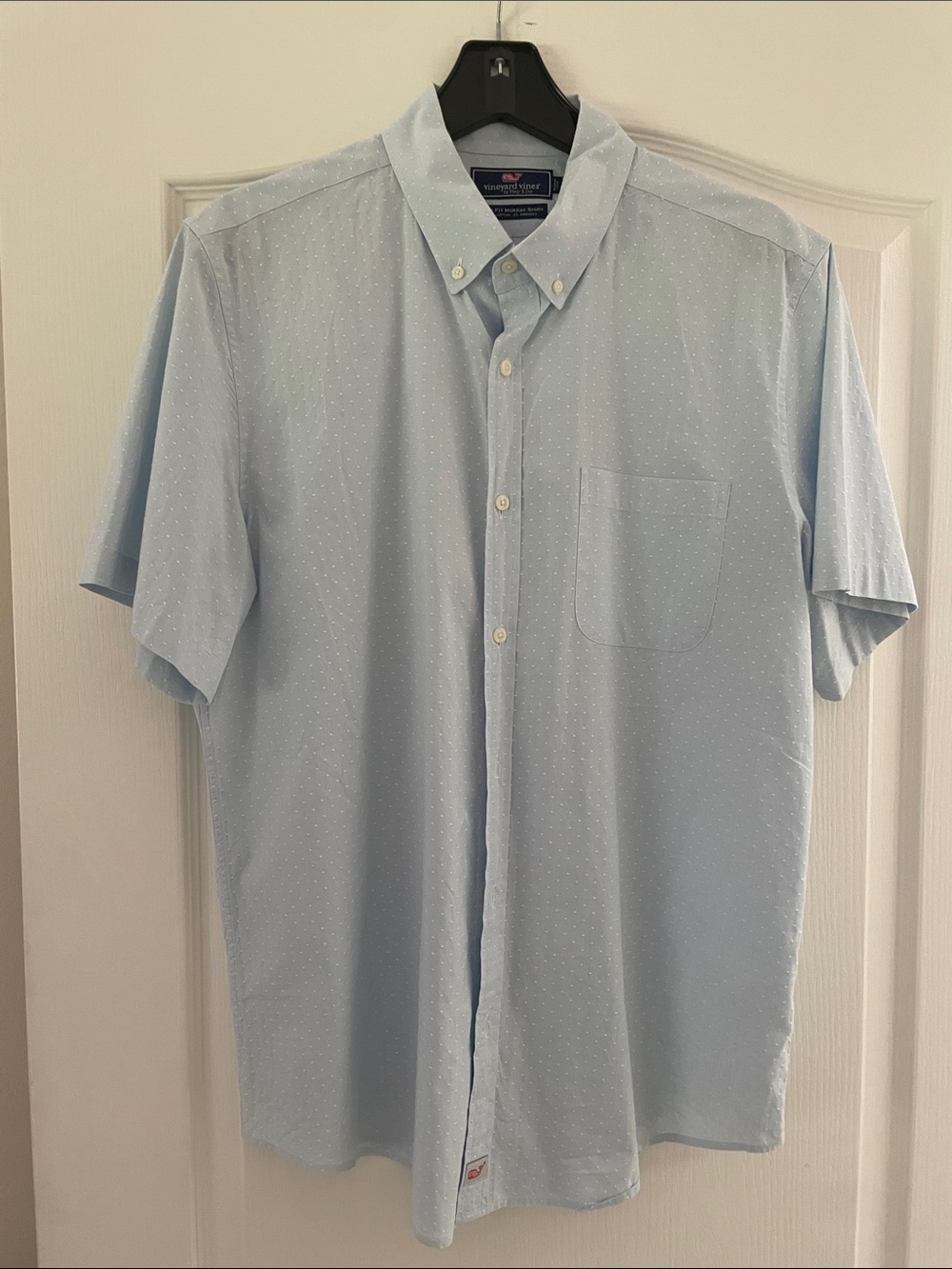 Vineyard Vines Light Blue Short-Sleeve Button-Down Shirt